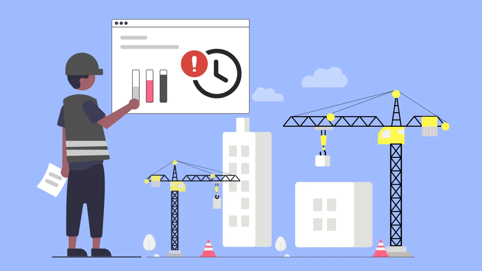 What Happens If Construction Is Delayed editorial photo